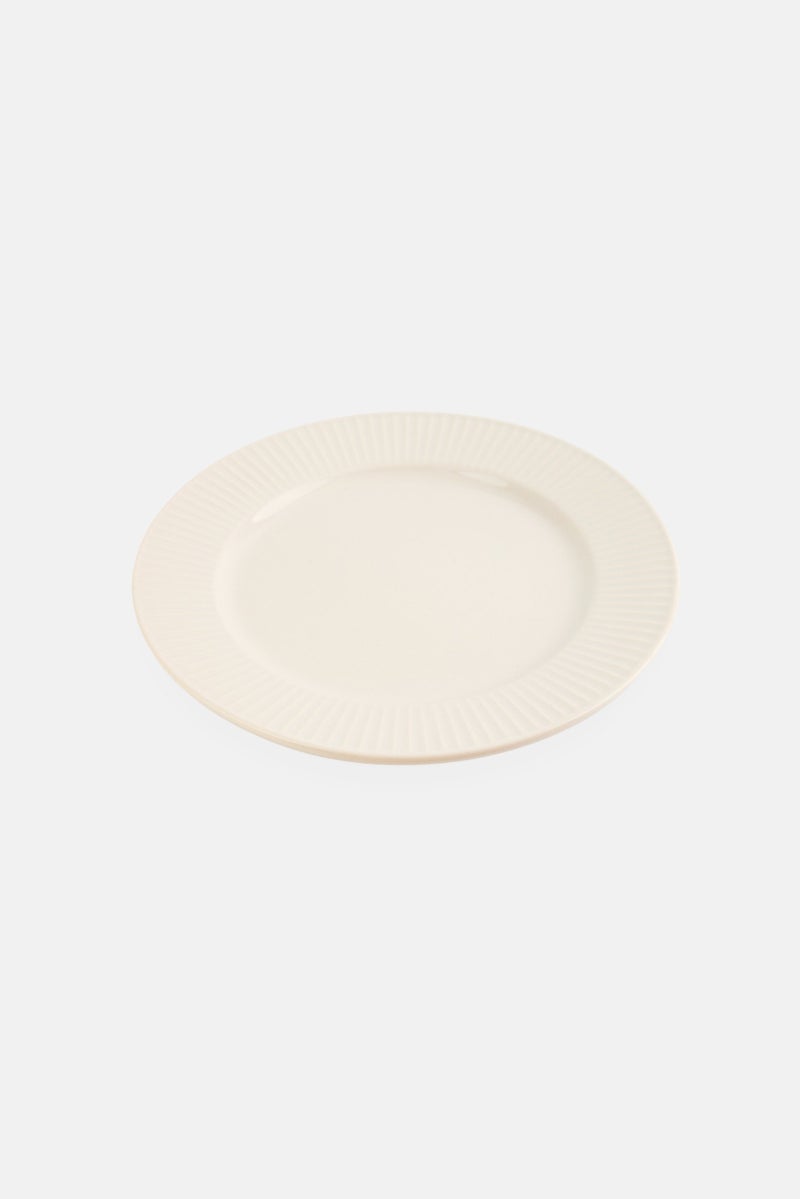 BIA Cordon Bleu Glazed Porcelain Sunray Salad Plate, Cream  - Image 1