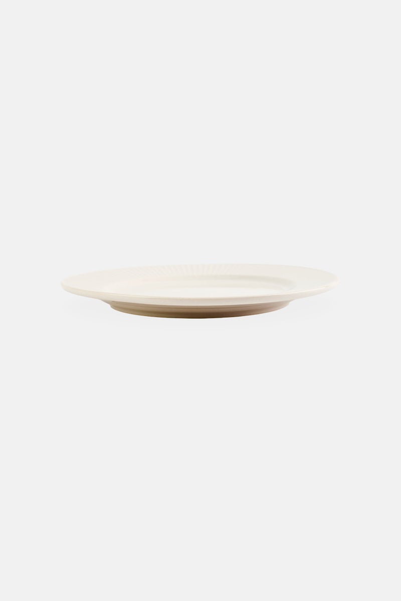 BIA Cordon Bleu Glazed Porcelain Sunray Salad Plate, Cream  - Image 2