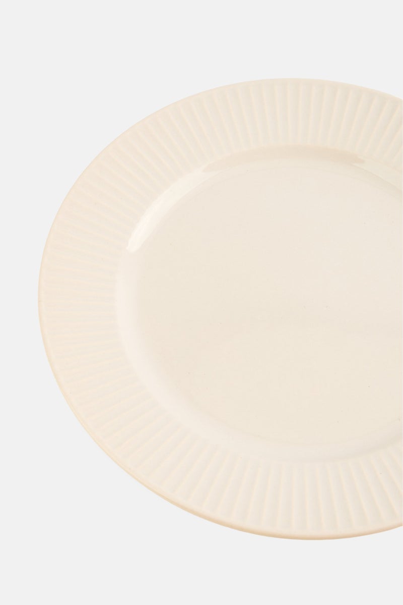BIA Cordon Bleu Glazed Porcelain Sunray Salad Plate, Cream  - Image 3
