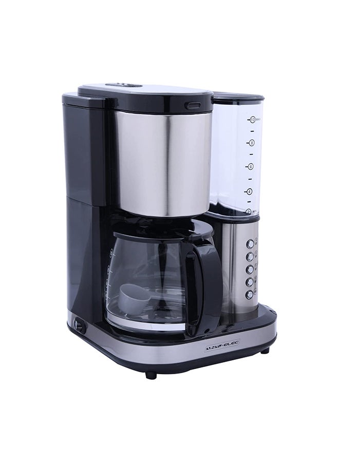 ALSAIF-ELEC Coffee Maker Machine 1.25 Liter 1.25 L 800 W E03412 Multicolour - Image 3