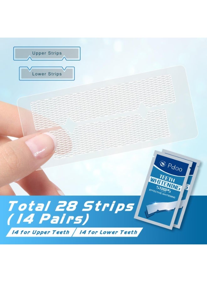 Dental Whitening Tape 44 Strips - Peroxide Free Dental Whitening - No Pain Sensitivity - Effective Whitening Strips, Removes Coffee/Tea/Wine Spots, Visible Results Quickly - Image 4
