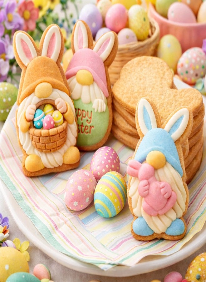 LLPMutu 2PCS Easter Silicone Mold Bunny Silicone Mold Easter Eggs Silicone Mold Easter Dwarf Molds 12 Cavity Bunny Chocolate Molds Silicone Easter Mold Easter Candy Mold for Chocolate Candy Fondant Ice Cube - Image 5