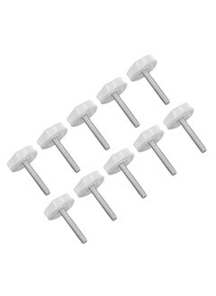 Thoraya 10PCS Leg Levelers Leveling Foot Adjustable PP Iron Screw On Easy Operation Furniture Levelers for Headboard Furniture  - Image 3