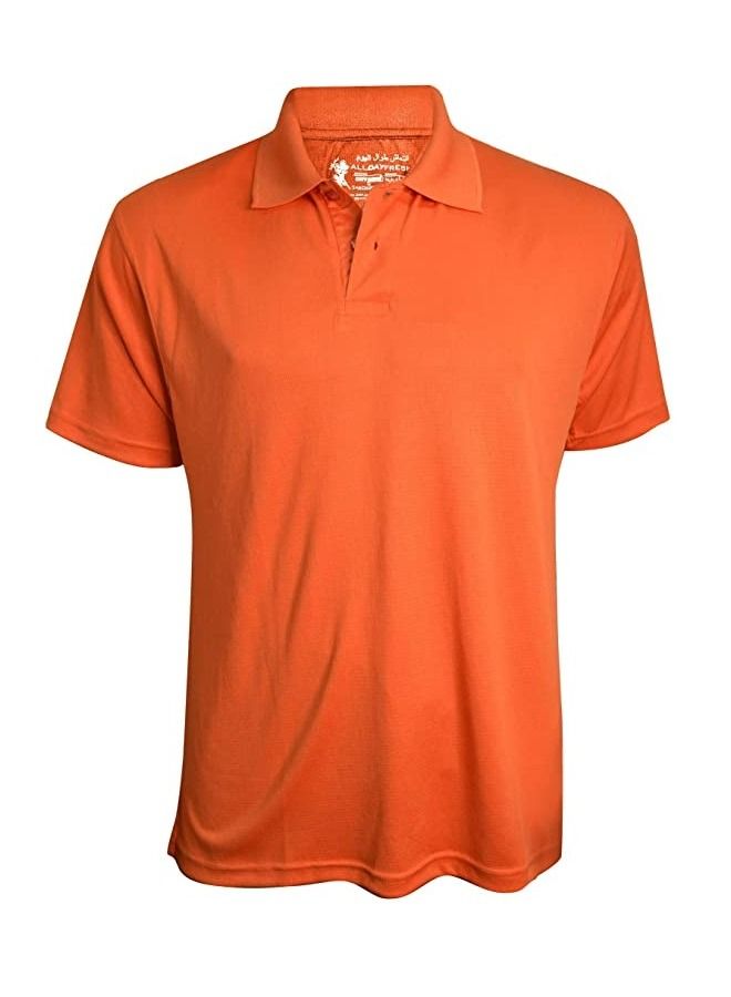 SANTHOME men s all day fresh half sleeve dryfit polo t shirt with uv protection - Image 1