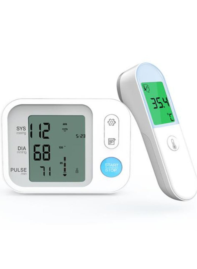 Arabest 2-in-1 Wrist Blood Electronic Sphygmomanometer and Infrared Thermometer - Image 1
