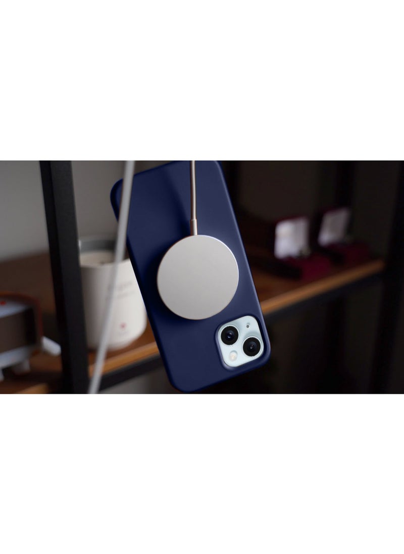 Wtech - Soft Liquid Silicone Case Cover For Apple iPhone 15 2023 Navy Blue - Image 1
