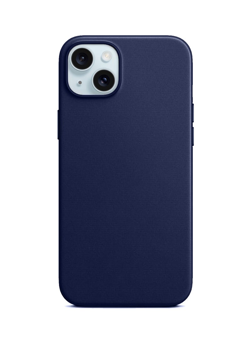 Wtech - Soft Liquid Silicone Case Cover For Apple iPhone 15 2023 Navy Blue - Image 1
