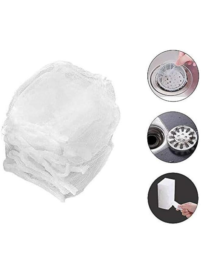 Kitchen Sink Strainer Mesh Bag- 200 PCS Disposable Sink Net Strainer Filter Bags for Sink Drain for Collecting Kitchen Food Waste Leftover Garbage  - Image 5