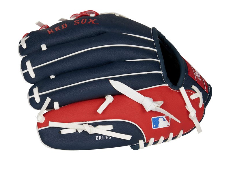 Rawlings | MLB Players Glove Series | T-Ball & Youth Baseball Gloves | Boston Red Sox NAVY 10' - Image 4