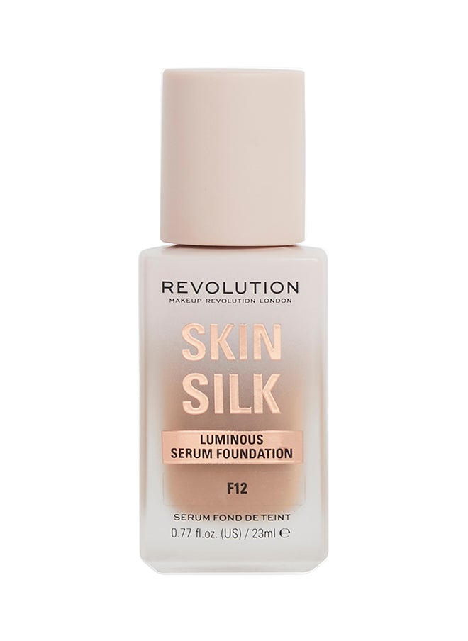 REVOLUTION كريم أساس مصل البشرة سكين سيلك F12  - Image 1