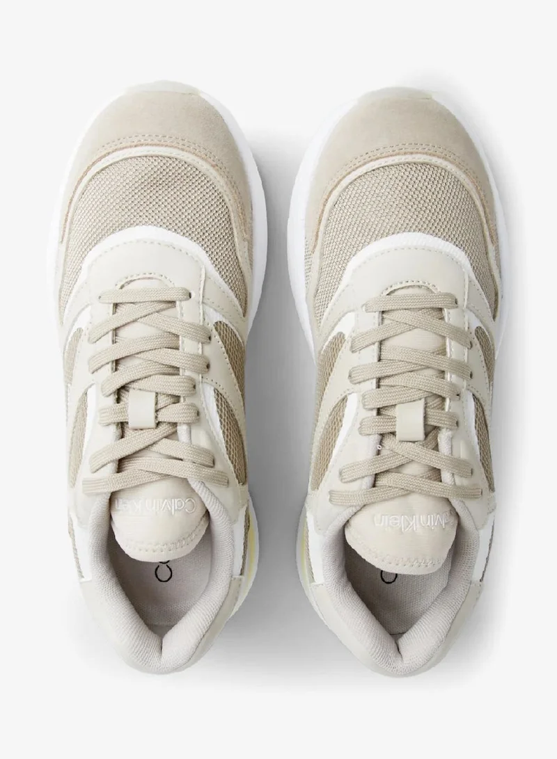 CALVIN KLEIN Dusky Taupe/Stony Beige Trainers for Women | Best Price UAE