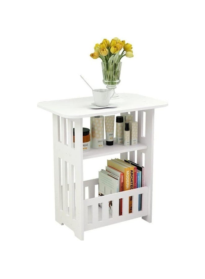 Functional Nightstand & Coffee Table – Square Design with Storage for Bedroom & Living Room - Image 5