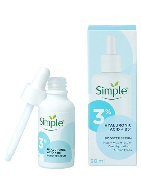 Booster Serum 3% Hyaluronic Acid + Vit B5,For Deep Hydration and Instantly Visible Results,For All Skin Types,30ml