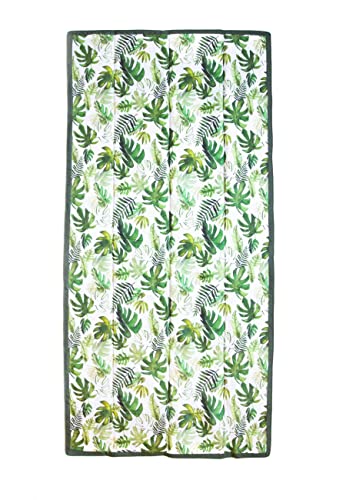little unicorn Little Unicorn 5x10 XL Outdoor Family Picnic  Beach Blanket  Durable  WaterResistant Fabric  Compact Fold  Easily Wipes Clean  Zipper Pocket Tropical Leaf 