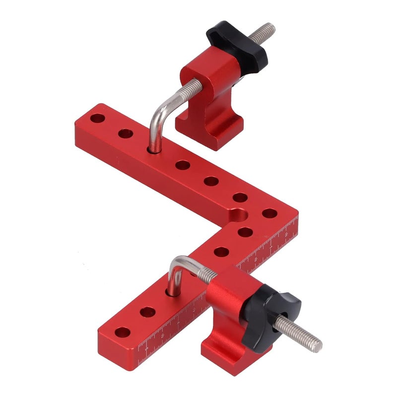 140 ملم من سبائك الألومنيوم مربع تموضع الزاوية اليمنى أداة النجارة لتجميع إطار النجارة DIY - Image 5