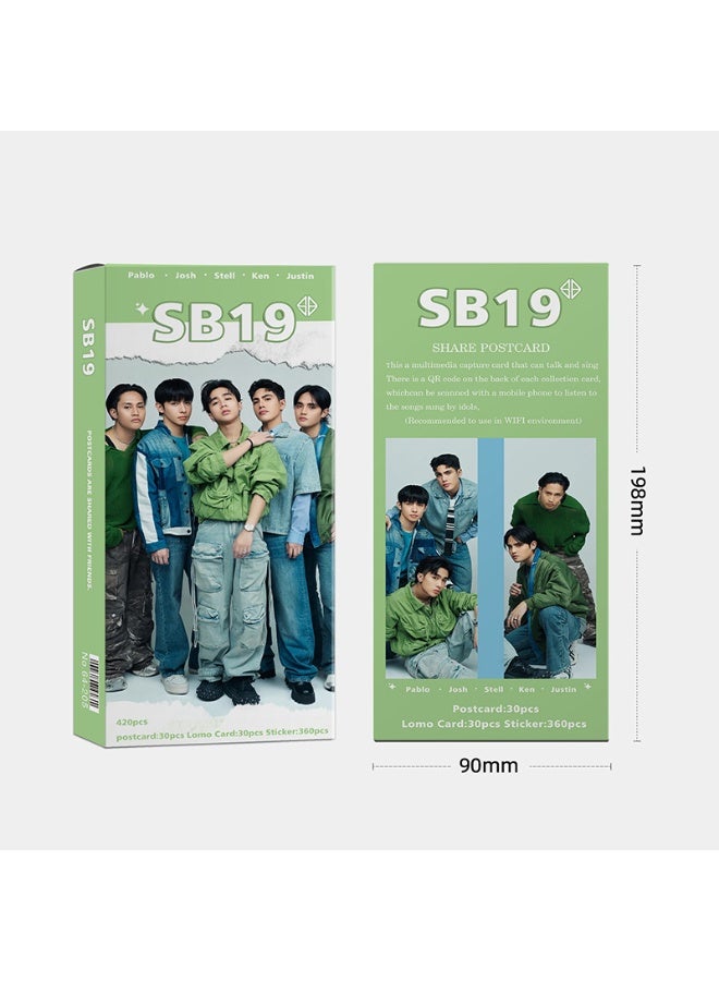 NIBEMINENT 420 Pcs P-Pop SB19 MOONLIGHT Lomo Cards Card For Fans Collection Gifts - Image 2