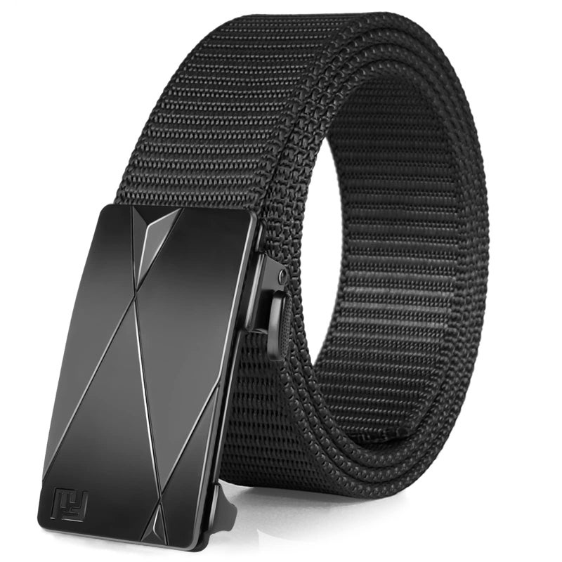 FAIRWIN Ratchet Belts for Men - Nylon Web Belt for Golf Tactical Work Casual, Adjustable Webbing with Ratcheting Buckle - Image 1