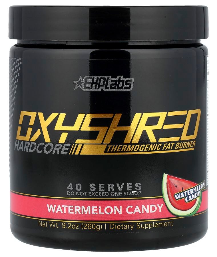 EHPLabs OxyShred Hardcore Thermogenic Fat Burner Watermelon Candy 9.2 oz (260 g)