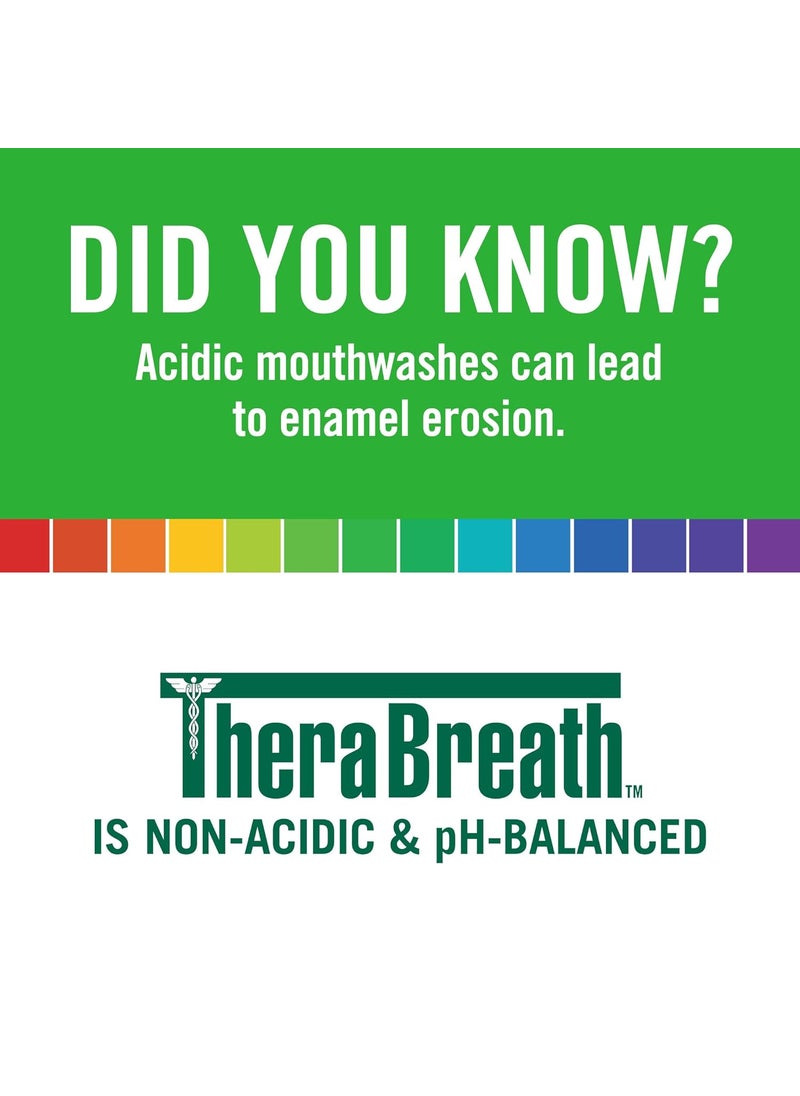 TheraBreath TheraBreath Fresh Breath Mouthwash Mild Mint Flavor AlcoholFree 16 Fl Oz 2Pack  - Image 5
