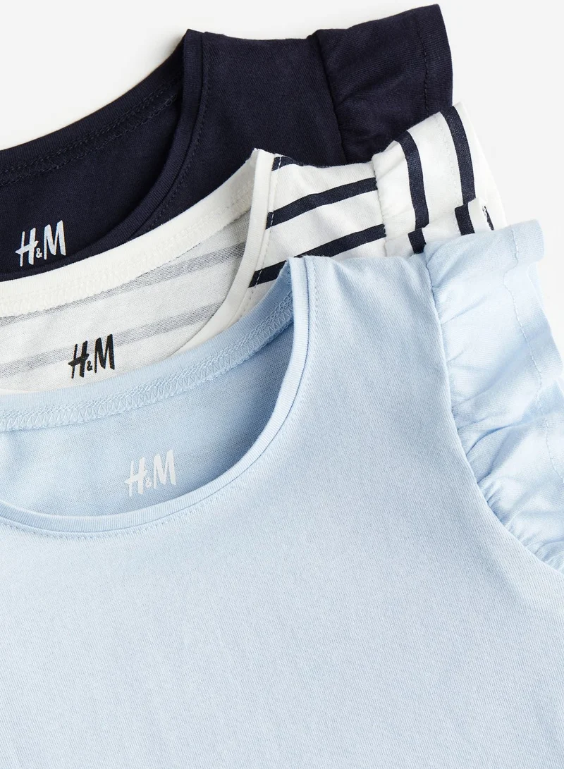 H&M Kids 3 Pack Essential Flutter Tops