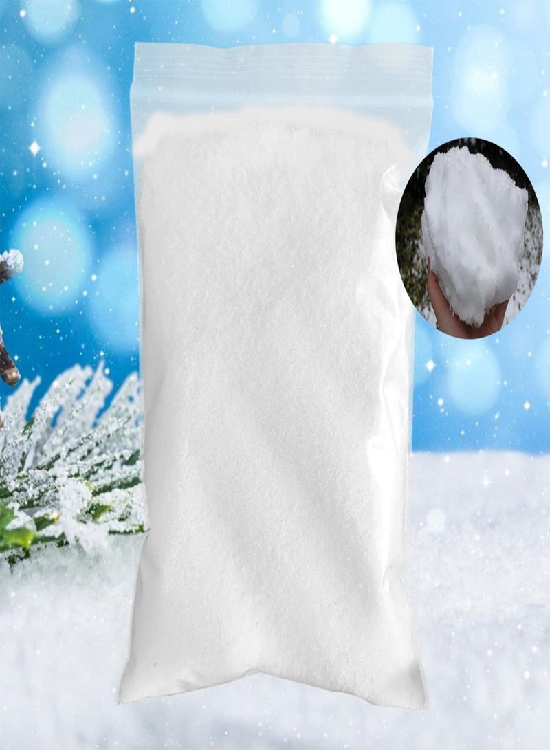 GGOOT Instant Snow Powder Premium Fake Snow for Cloud Slime and Holiday Snow Decorations Instant Magic Snow Fake Party Decoration artificial snow, 50g - Image 3