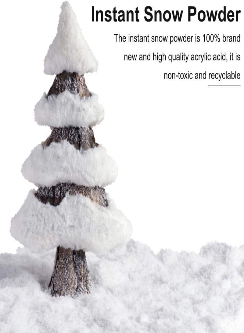 GGOOT Instant Snow Powder Premium Fake Snow for Cloud Slime and Holiday Snow Decorations Instant Magic Snow Fake Party Decoration artificial snow, 50g - Image 4