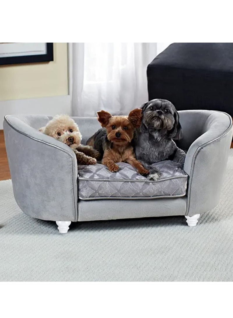 Wood Furniture Legs, 4 Pcs Replacement Sofa Legs for DIY Projects, Mid Century with Pre-Drilled Bolt Holes, Ideal Couches, Dressers, Sideboards, Coffee Tables (3 inch, White) - Image 3