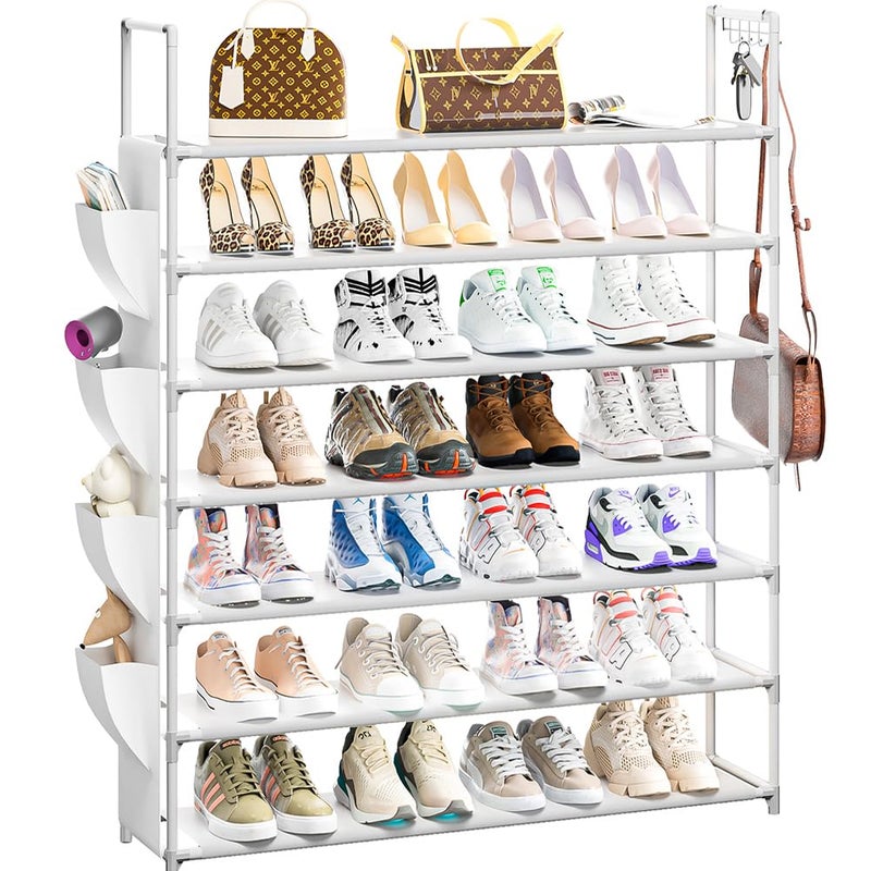 OYREL Shoe Rack 7 Tier Shoe Organizer Shoe Storage 2835Pairs Shoe Rack for Closet Shoe Rack Organizer Entryway Shoe Holder Space Saving Shoe Shelf Shoe Stand Large Tall Shoe Tower Garage