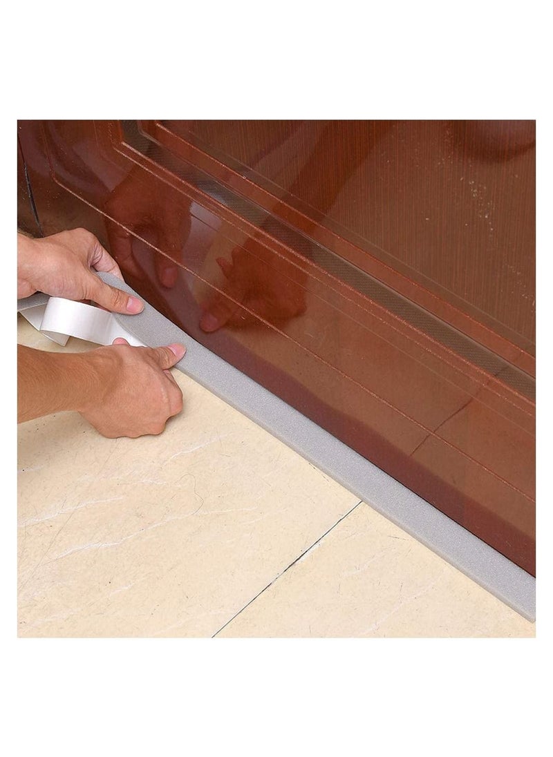 Generic شريط شريط بوم لختم الباب، 4 قطع لمقاومة الضوضاء والرياح  - Image 4