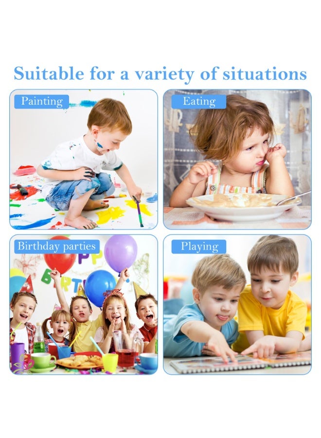 1 Pack Kids Waterproof Art Apron with Pockets, Adjustable Children Painting Apron for Baking, Crafting, Gardening and Grilling Activities - Image 4