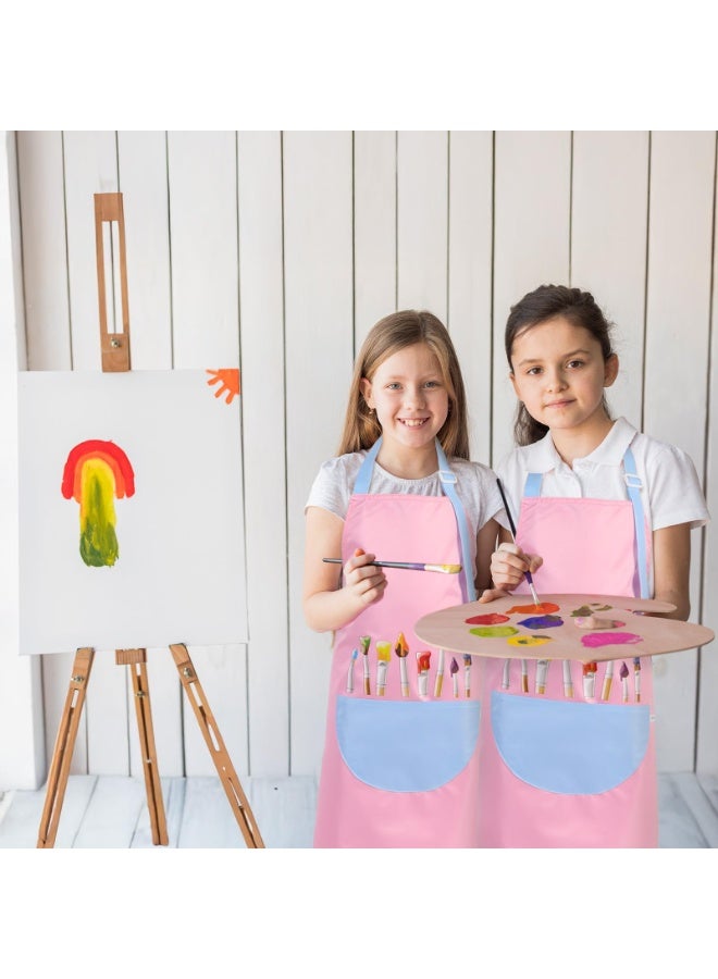 1 Pack Kids Waterproof Art Apron with Pockets, Adjustable Children Painting Apron for Baking, Crafting, Gardening and Grilling Activities - Image 5