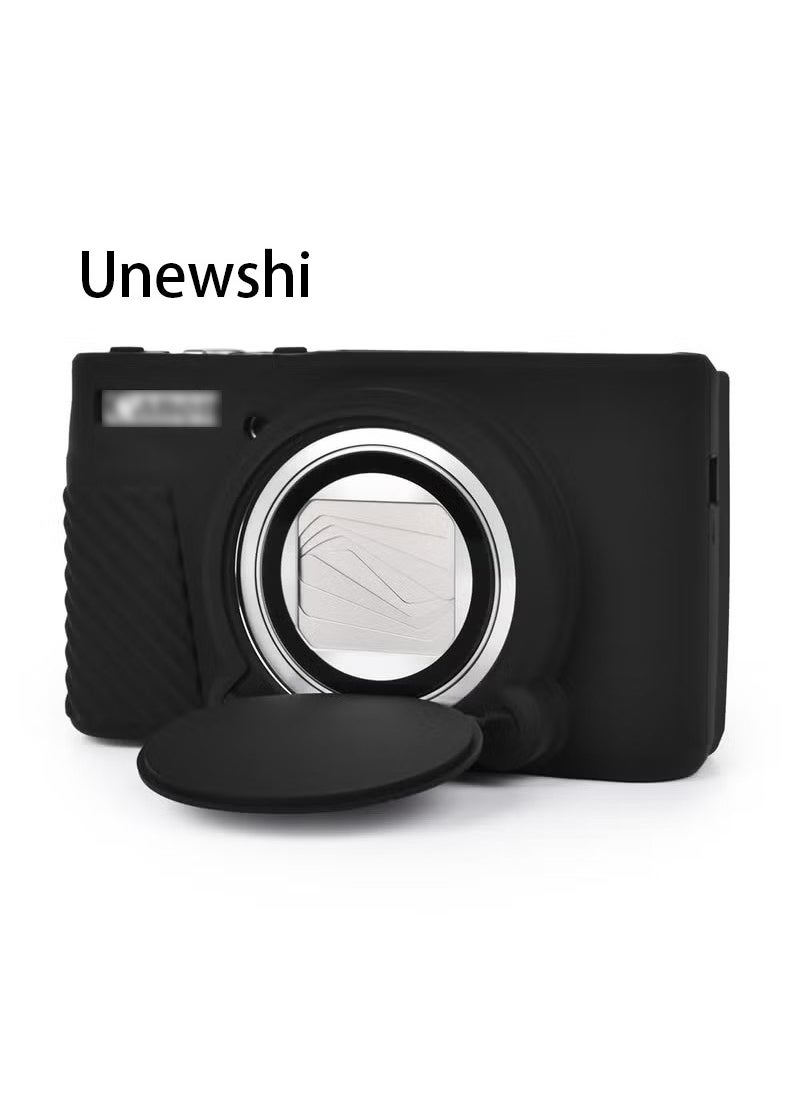 Unewshi SX730 SX740 Camera Case, Soft Silicone Case for Canon PowerShot SX740/SX730 HS Camera(Black)  - Image 1