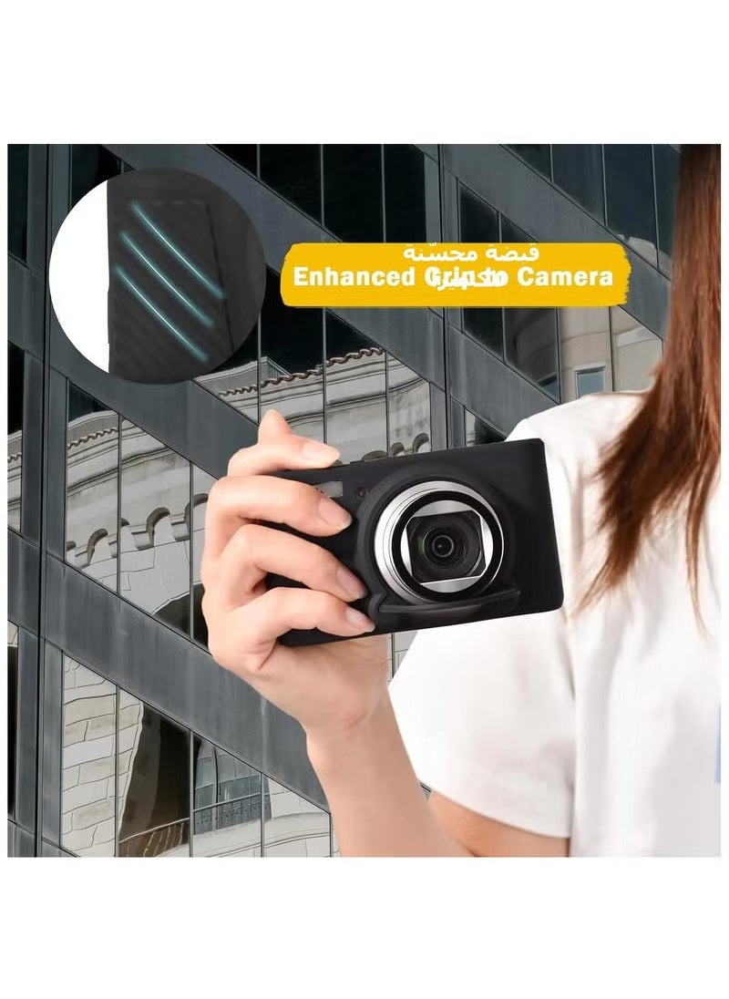 Unewshi SX730 SX740 Camera Case, Soft Silicone Case for Canon PowerShot SX740/SX730 HS Camera(Black)  - Image 5