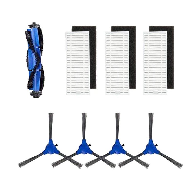IVELECT 11pcs Vacuum Cleaner Relacement Part Main BrushSide BrushesFilters for Eufy Robovac 11s 30 Nylon Plastic - Image 5