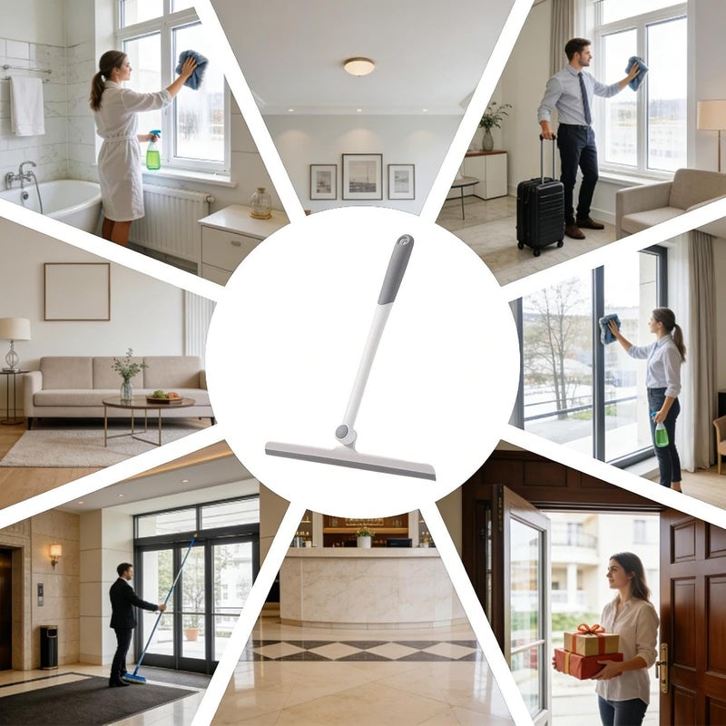 Genérico Wall and Window Cleaner - for Shower Glass and Smooth Surfaces | Bathroom Cleaning Accessories - for Home, Vehicle, Room - Image 4