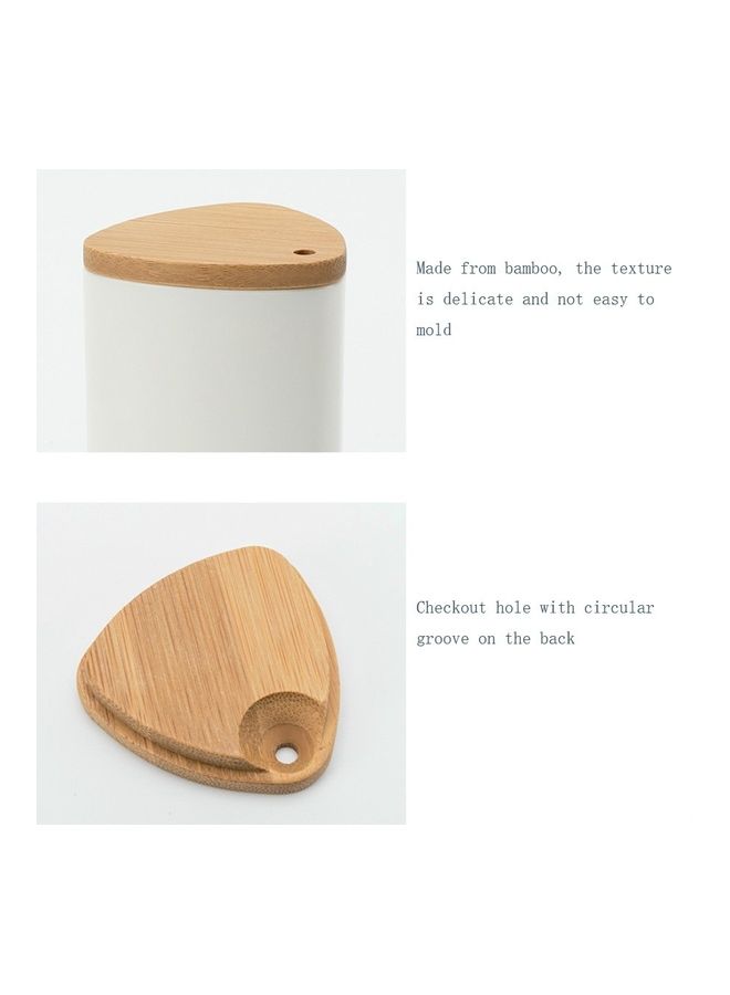 Simple Bamboo Toothpick Holder Box Multicolour - Image 5