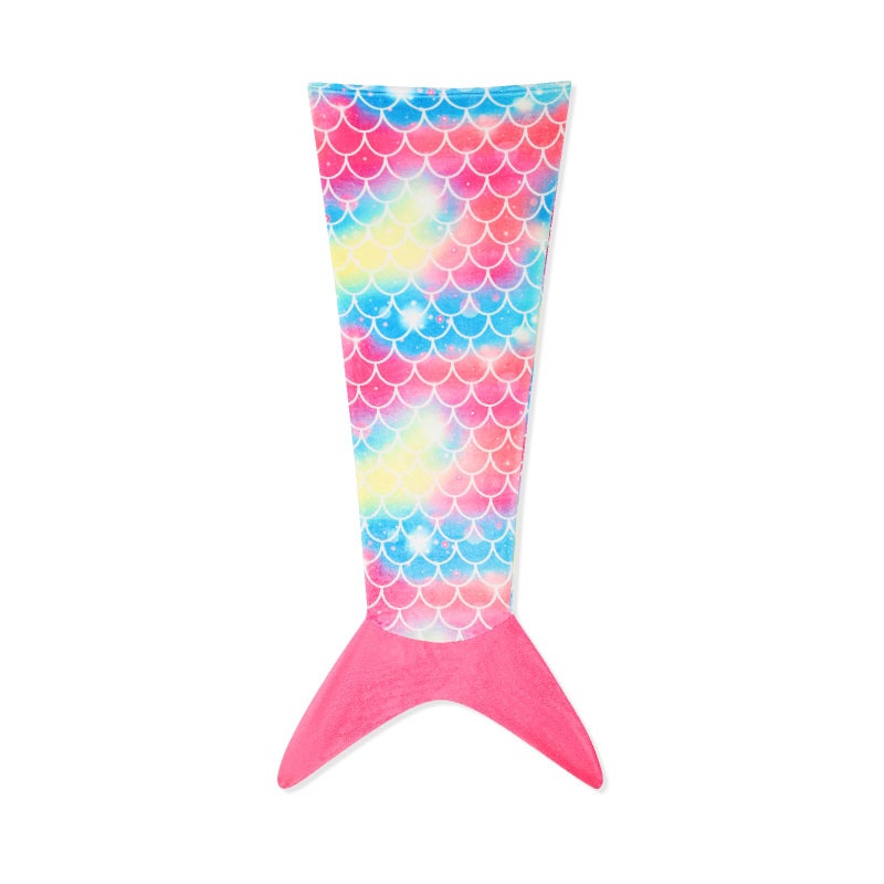 Paljaca Mermaid Tail Blanket for Kids Soft Wearable Blankets Super Plush Flannel Sleeping Snuggle Blanket Gifts for Girls 4~12 Year (Pink) - Image 1