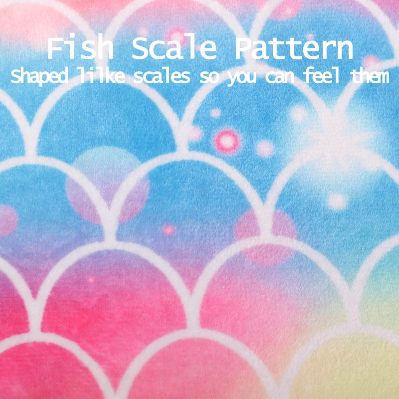 Paljaca Mermaid Tail Blanket for Kids Soft Wearable Blankets Super Plush Flannel Sleeping Snuggle Blanket Gifts for Girls 4~12 Year (Pink) - Image 4