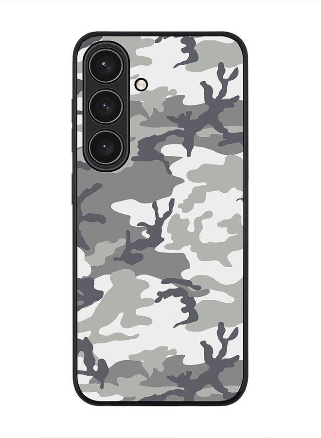 Stylizedd For Samsung Galaxy S25 5G Case,Slim fit Camera Protection, Shockproof Thin Phone cover  - Artic Camo - Image 1