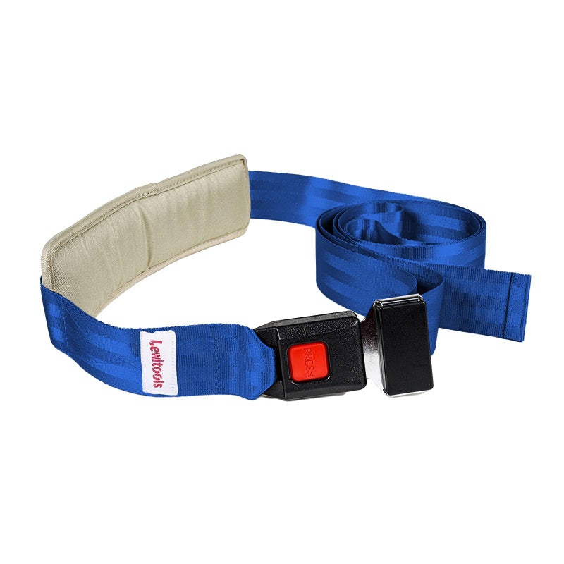 Mobilization Belt OT PT Adjustable Extremity Handy Manual Therapy Aid Featuring Mulligan Inspired Design Quick Release Buckle for Training and Joint Release Stretching Discomfort Relief Blue
