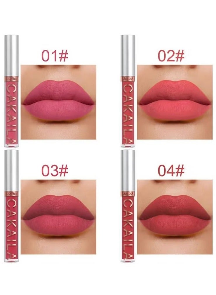 CAKAILA 10Pcs Matte Liquid Lipstick Set Contains Smooth Lip Lacquer for Women - Image 2