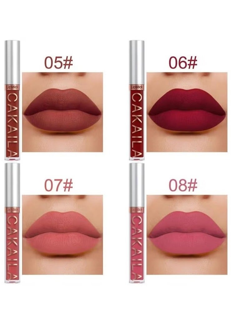 CAKAILA 10Pcs Matte Liquid Lipstick Set Contains Smooth Lip Lacquer for Women - Image 3