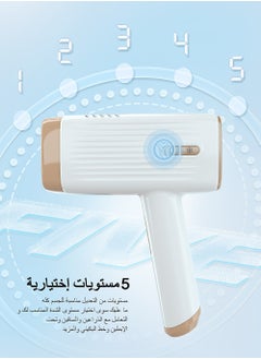 Generic At-Home Hair Removal, Laser Hair Removal Device with Ice Cooling, 500,000 Flashes, 5 Energy Levels, Permanent Painless for Armpit Bikini Line Face Back Leg Arm  - Image 3