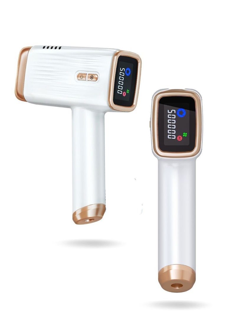 Generic At-Home Hair Removal, Laser Hair Removal Device with Ice Cooling, 500,000 Flashes, 5 Energy Levels, Permanent Painless for Armpit Bikini Line Face Back Leg Arm  - Image 1
