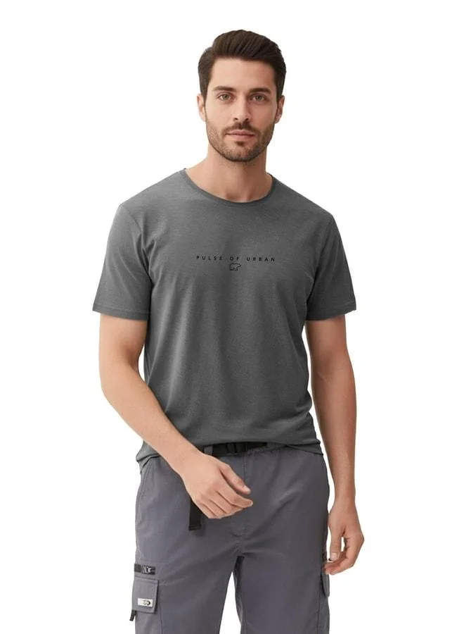 Bad Bear Pulse Anthracite Men's Printed T‑Shirt.
