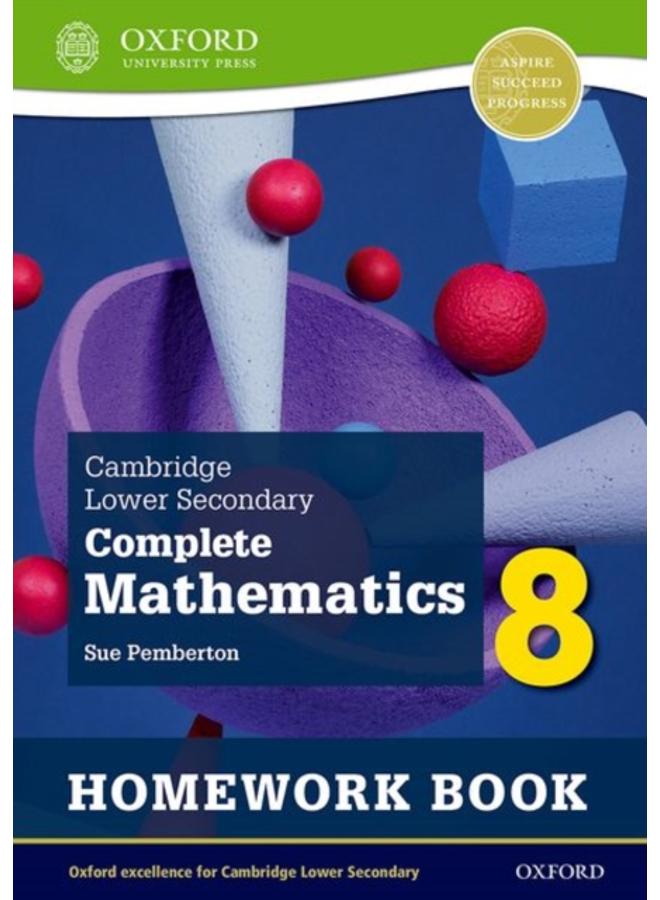 Cambridge Lower Secondary Complete Mathematics 8: Homework Book - Pack of 15 (Second Edition) 