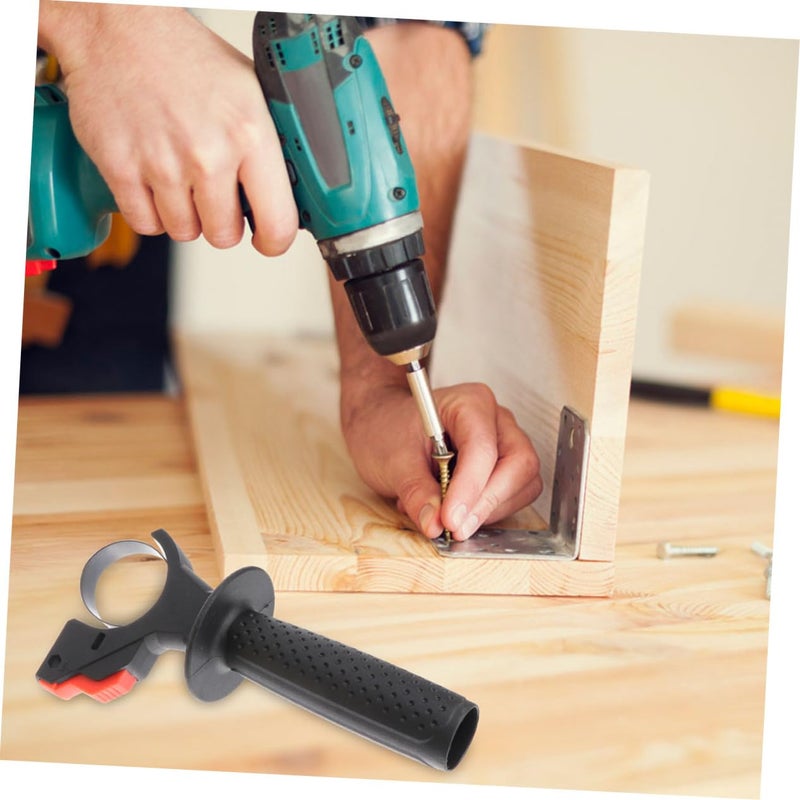 Adjustable Auxiliary Grip For Hammer Drill Ergonomic Front Handle Replacement Lightweight Portable Design - Image 5