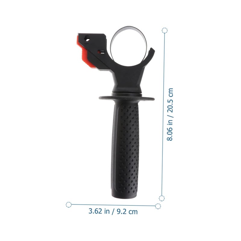 Adjustable Auxiliary Grip For Hammer Drill Ergonomic Front Handle Replacement Lightweight Portable Design - Image 3