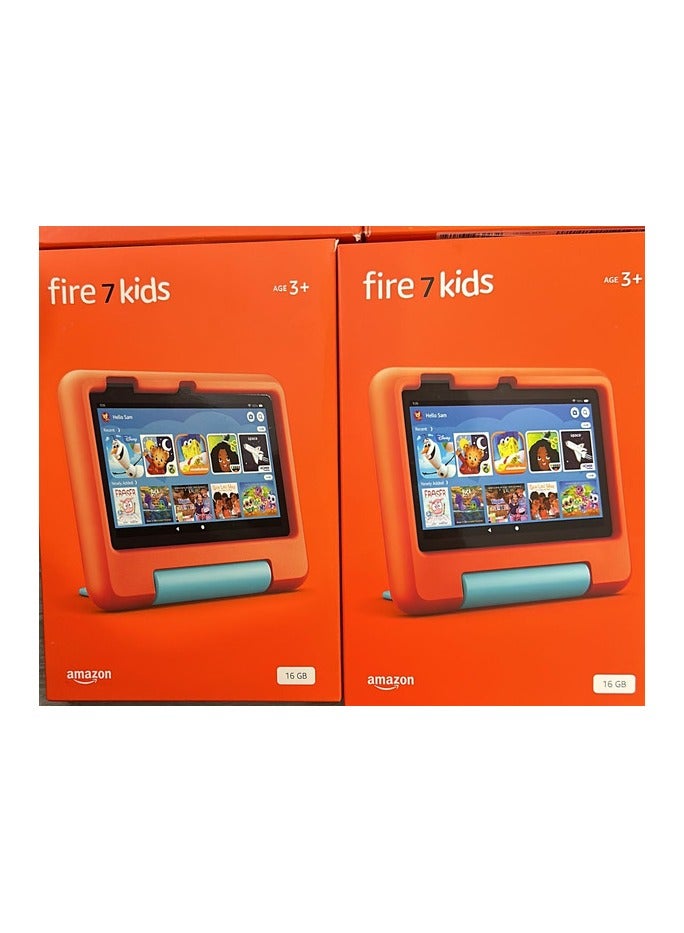 ريبنيو تابلت للأطفال فاير 7، شاشة 7 بوصة، للأعمار من 3 إلى 9 سنوات، مع محتوى خالي من الإعلانات يحبه الأطفال، أدوات الرقابة الأبوية، 16 جيجابايت، (إصدار 2024)، برتقالي. - Image 4