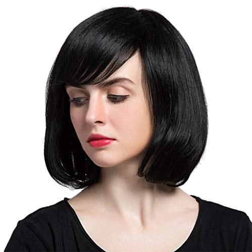 Akashkrishna Short Hair Wig For Women Full Head | Bob Hair Wig With Bangs | Stylish Cosplay Party Replacement Hair Wig | Wigcap - Image 5